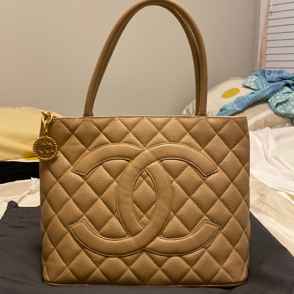 Chanel vintage medallion tote